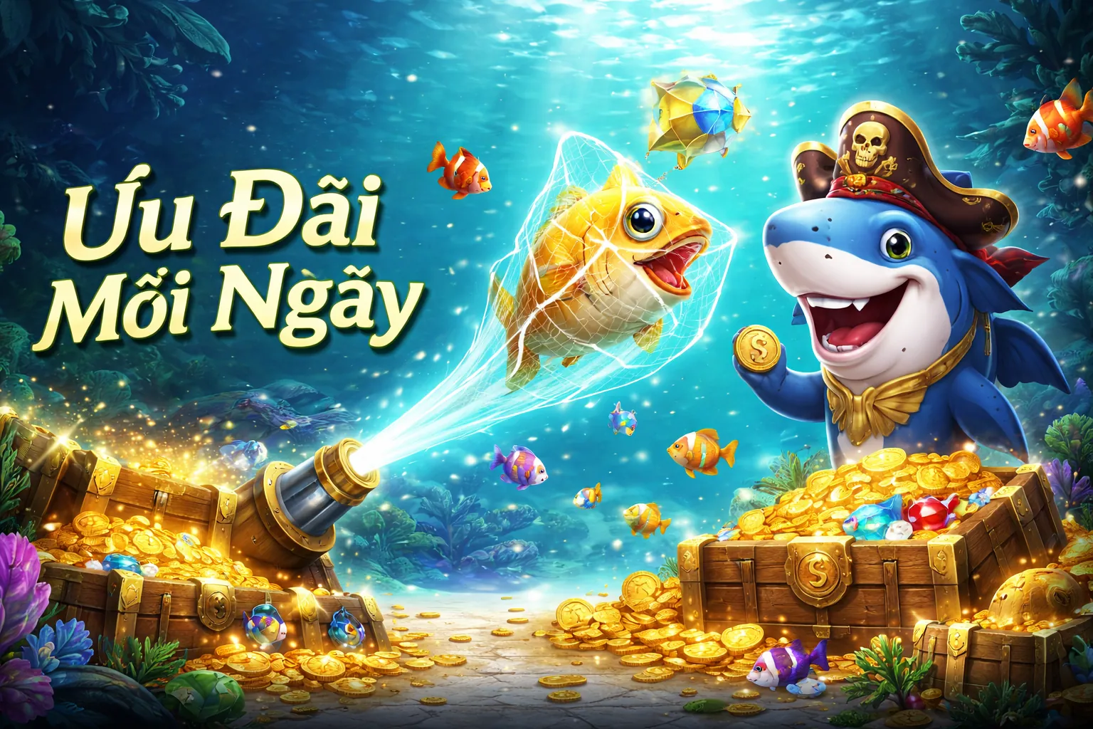 Trò chơi Bắn Cá trong ứng dụng f1680 casino